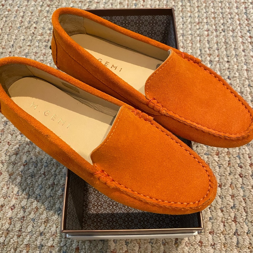 NIB M. Gemi Custom Suede Mocs 36.5